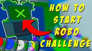 How To Start The ROBO BEAR CHALLENGE in Bee Swarm Simulator Roblox