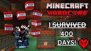 Surviving 400 Days in HARDCORE Minecraft - Demolishing the New 1.21 Trial Chamber