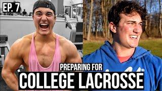 Preparing for College Lacrosse Ep. 7  Lacrosse Shots & Full Leg Day Routine