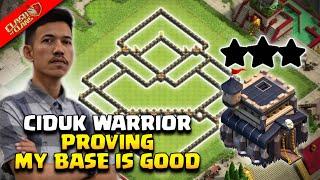 Th9 war base with proof replay Base link included Clash of Clans