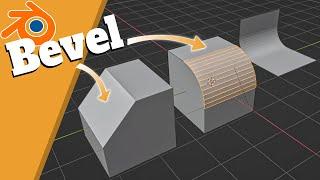 Bevel Funktion - Kanten abrunden & abschrägen  Blender 3.2 Tutorial Deutsch