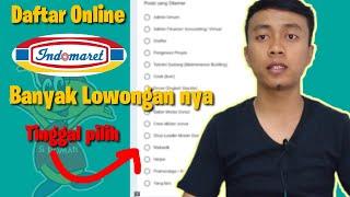 How to Register Online Jobs at the latest INDOMARET 2020