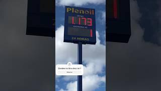 1.19 le litre de Gazoil… on est bien là