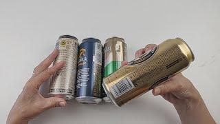 Más IDEAS con LATAS de aluminio  Reciclaje #diy #reciclajecreativo #artesanato #manualidades