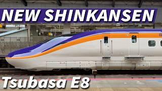 A BRAND NEW Shinkansen Japans Tsubasa E8 BULLET TRAIN