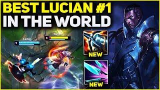 RANK 1 BEST LUCIAN IN THE WORLD AMAZING GAMEPLAY  Season 13 League of Legends