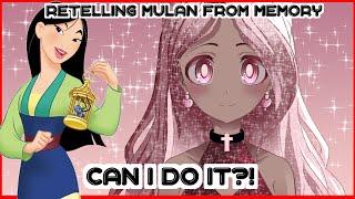 RECITING MULAN FROM START TO FINISH Can I do it? #disney #vtuber #movie