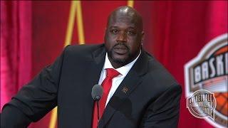 Shaquille O’Neal’s Basketball Hall of Fame Enshrinement Speech