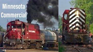 Minnesota Commercial Railway - 70 Year Old Locomotives Smoking Like Chimneys