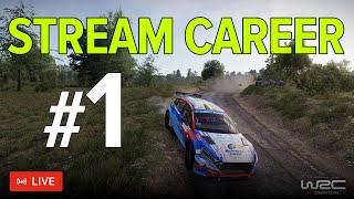 STREAM #1 WRC Generations – The FIA WRC Official Game - CAREER WRC3 Junior - #WRC #WRCG #RACING