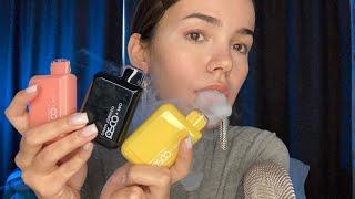 АСМР Вейп Пробуем Подики Beco  ASMR Vaping  Cloud Therapy