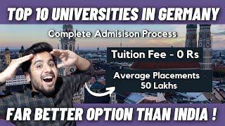 Top 10 Universities in Germany With Complete Admission Process  Step By Step