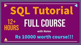 Oracle SQL for Beginners  SQL Complete Tutorial for Beginners  SQL Full Course  SQL Tutorial