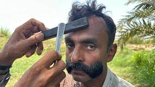 ASMR Fast Shaving With Barber Old SHAMS ASMR