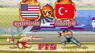 Street Fighter 2 Champion Edition - eggsnbaconnn USA VS TUR fatihozyolu sf2ce FightcadeFT5