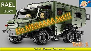 Das beste Klemmbaustein-Technik Set der letzten Jahre  Der Unimog von RAEL LE-J907 Teil 13