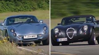 TVR Tuscan Vs Weisman Roadster Power Lap  The Stig  Top Gear