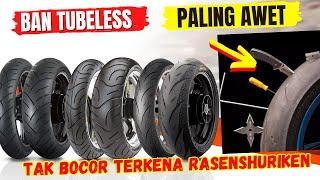 5 REKOMENDASI MEREK BAN MOTOR TUBELESS TERBAIK Libas Segala Kondisi Cuaca & Jalan