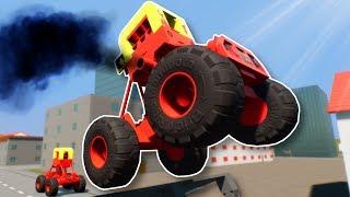 LITTLE TIKES MONSTER TRUCK RACE - Brick Rigs Multiplayer Gameplay - Lego Racing