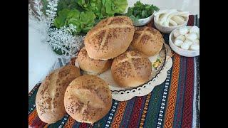 Bayram Kahvaltısına Sıcacık Yuvarlak Sandvinç Ekmekleri l  Mutfağımdaki Tadlar l Nefis Tarifler
