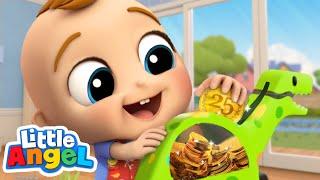 Piggy Bank Song  Little Angel Kids Songs & Nursery Rhymes