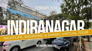 Bangalore Indiranagar Shopping and Nightlife  Bangalore Vlog  Virtual Tour 4K