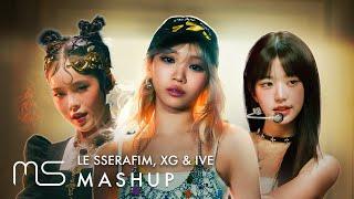 LE SSERAFIM x XG x IVE – Easy  Shooting Star  Baddie MASHUP