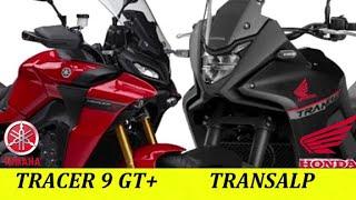 HONDA Transalp 750 vs Yamaha TRACER 9 GT+  Compare TRACER 9 GT+ And HONDA Transalp 750  @RajuSNair