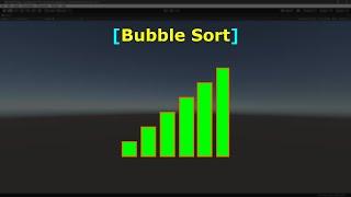 Sorting an Array using Bubble Sort  C#  Unity Game Engine