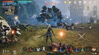 Lineage 2M - World Boss vs Dual Swords Level 32 Party Gameplay - AndroidiOS 2019