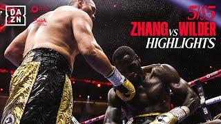 BRUTAL KO  Zhilei Zhang vs. Deontay Wilder Highlights Queensberry vs. Matchroom - Riyadh Season