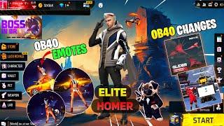 TOP 30+ CHANGES IN OB40 UPDATE FREE FIRE FREE FIRE OB 40 UPDATE KAB AAYEGA  FREE FIRE NEW UPDATE