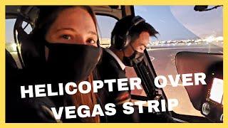 HELICOPTER RIDE OVER THE LAS VEGAS STRIP. REAL VANLIFE TRAVEL VLOG.