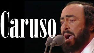 Luciano Pavarotti - Caruso - Live Italian & English On-Screen Lyrics