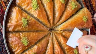 HAZIR YUFKADAN HAVUÇ DİLİM BAKLAVA‼️ #baklava