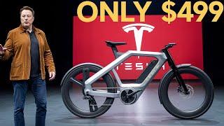 Elon Musk Teslas NEW $500 E-Bike JUST REVEALED 