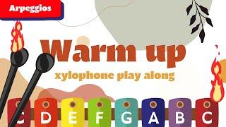 Warm Up Arpeggios - XYLOPHONE PLAY ALONG