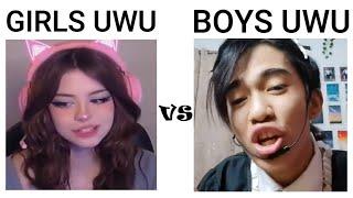 GIRLS VS BOYS UWU VOICE MEMES    #uwu #uwuvoice #uwuvoicememems