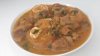 How to Make Cow foot & Beef Pepper  Soup Delicious