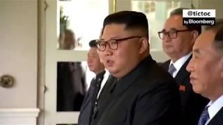 Trump With Kim Jong Un Jokes to Media ‘We Look Handsome and Thin’