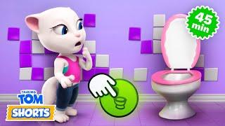 Toilet Saga Part 1  Talking Tom Shorts Compilation