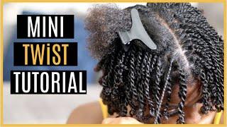 Super MINI TWIST on shortmedium Natural Hair