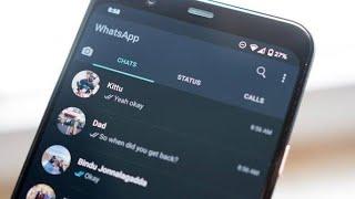 Enable Dark Mode On WhatsApp in Android   WhatsApp Dark Mode Feature Android 2020