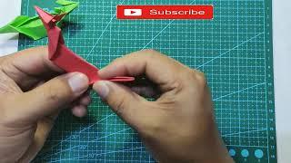 Learn to make dragon boat with origami paper fold dragon boat with paper