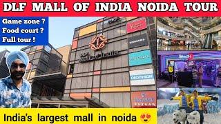 Dlf mall noida sector 18 - Dlf mall of india noida vlog 2023  Dlf mall noida tour  Noida dlf mall