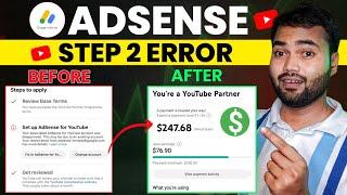 Step 2 Error Setup Google Adsense  Your associated adsense account was disapproved  Fix in problem