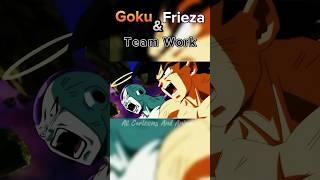 Goku and Frieza in Teamwork  #shorts #viral #trending #goku 