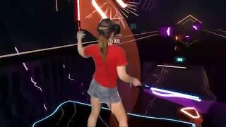 Beat Saber  Footloose - Kenny Loggins Expert  Mixed Reality