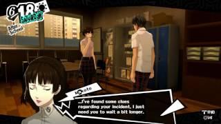 Persona 5 - 6-18 Saturday Lida Talks with Makoto at Shujin Academy Protect Students Leak Info