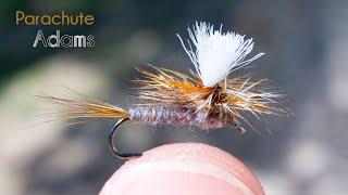 Parachute Adams easy way to tie - McFly Angler Dry Fly Tying Tutorial